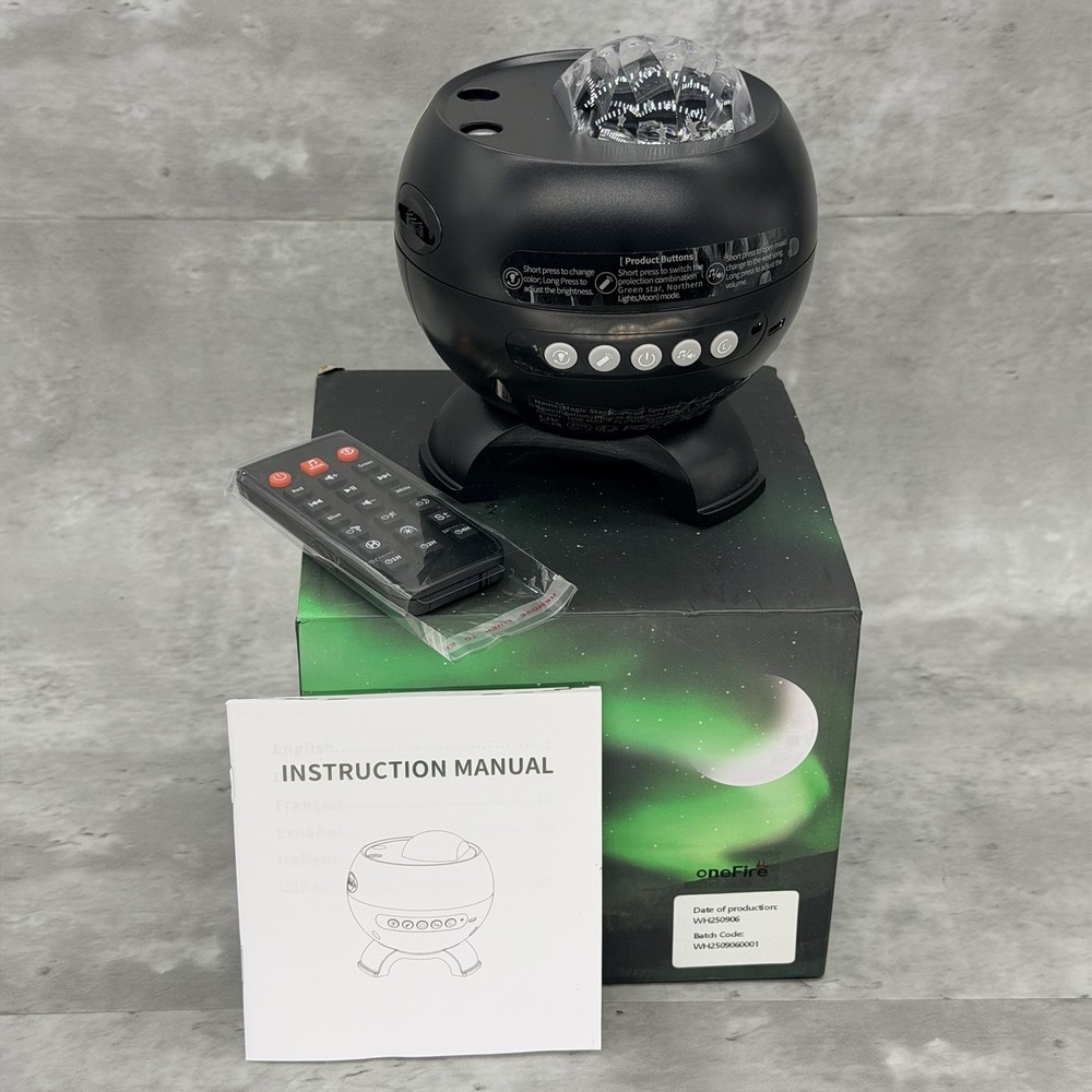 New MAGIC STAR PROJECTOR SPEAKER Timer Night Light Remote PLANETARIUM